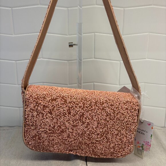 ⛷️Viral Beaded Ski Shoulder Bag - Pink, Blue, Red and Yellow - Made in India⛷️ - Picture 3 of 12